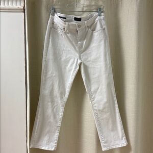 Talbots Classic White Denim Pants